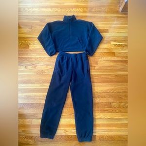 ARITZIA TNA Polar fleece Jogger SET